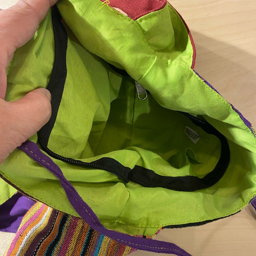 Multicolor Patchwork Shoulder Bag (Ms) - image 8